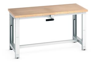 Cubio Manual Adjustable Bench 1500x750  Multiplex Ply Top Height Adjustable Work Benches from Bott 26/41003574 Cubio HA Bench 1500x750 Hand Basic Mplx.jpg